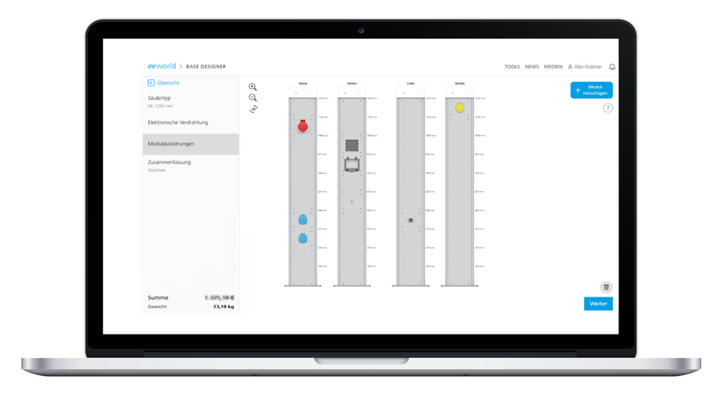 Eepos Base Designer Screen Image